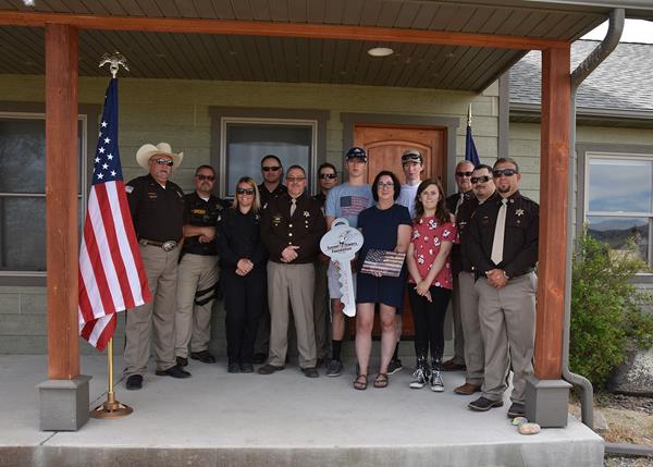 Tunnel to Towers paid off the mortgage on the home of  Broadwater County Sheriff’s Deputy Mason Moore