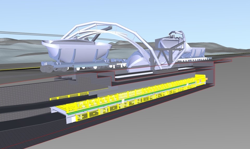 ‘Helix Dumper’ conceptual design. (Image reproduced with permission from RCR MT)  