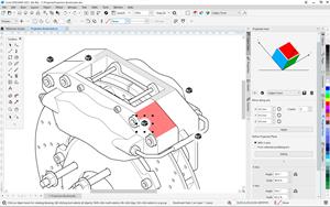 CorelDRAW Technical Suite 2021 users can now enjoy a more streamlined technical illustration workflow with the ability to pin custom perspective settings on their illustration for easy use at a later time.