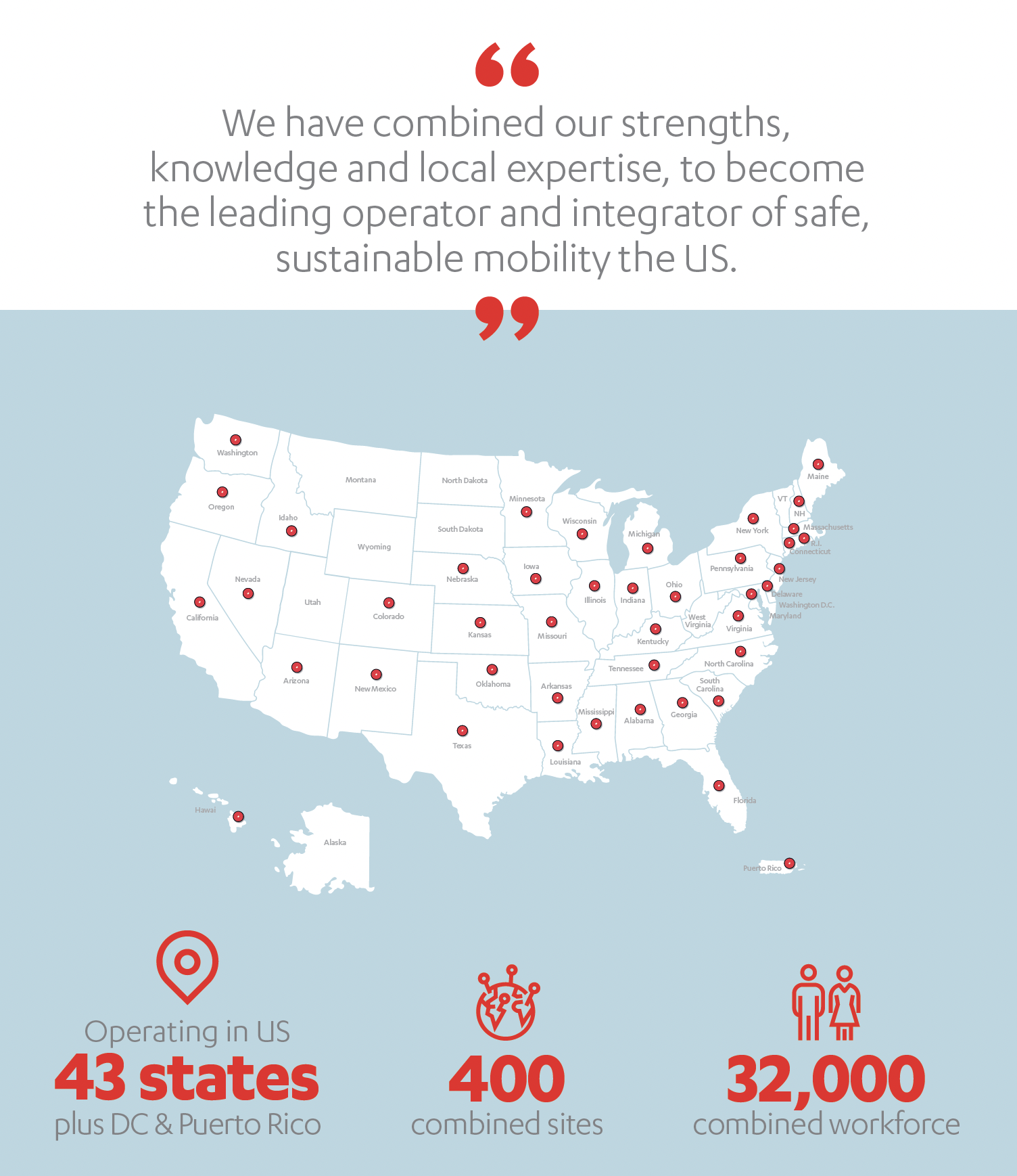 New Transdev U.S. Map