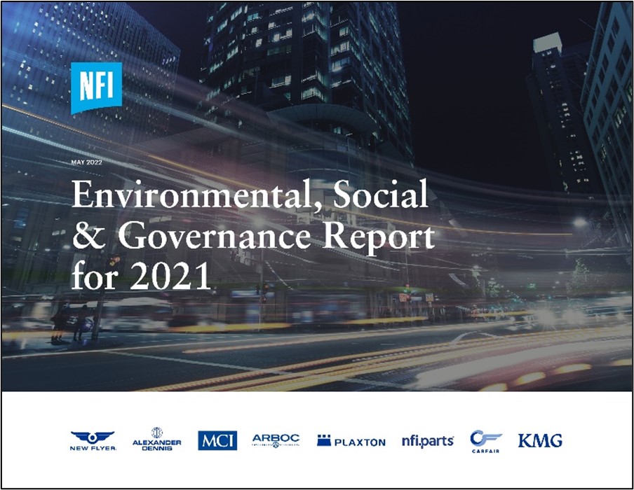 NFI releases its Environmental, Social and Governance Report for 2021