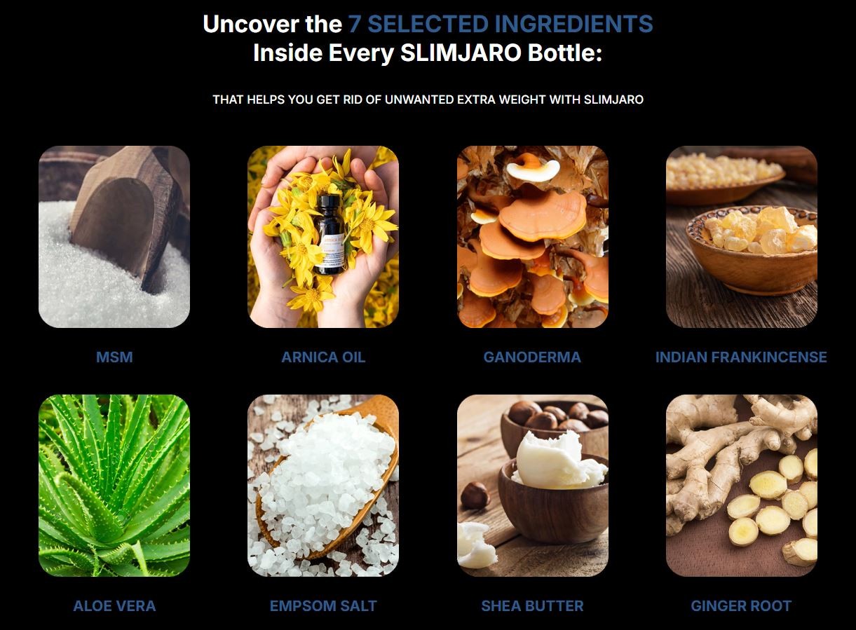 SlimJaro ingredients
