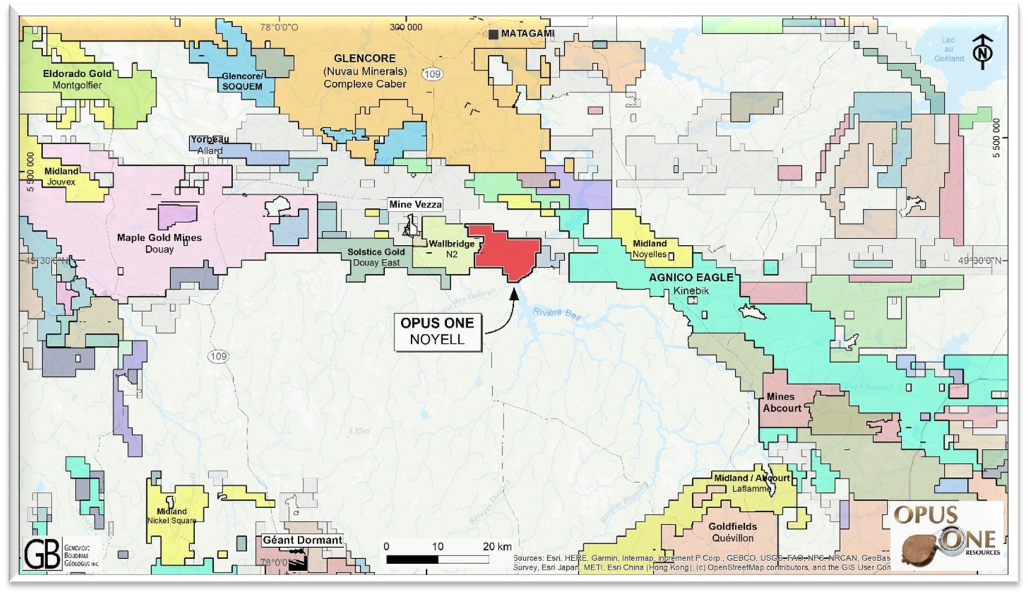 OPUS ONE’S NOYELL PROPERTY LOCATION MAP image
