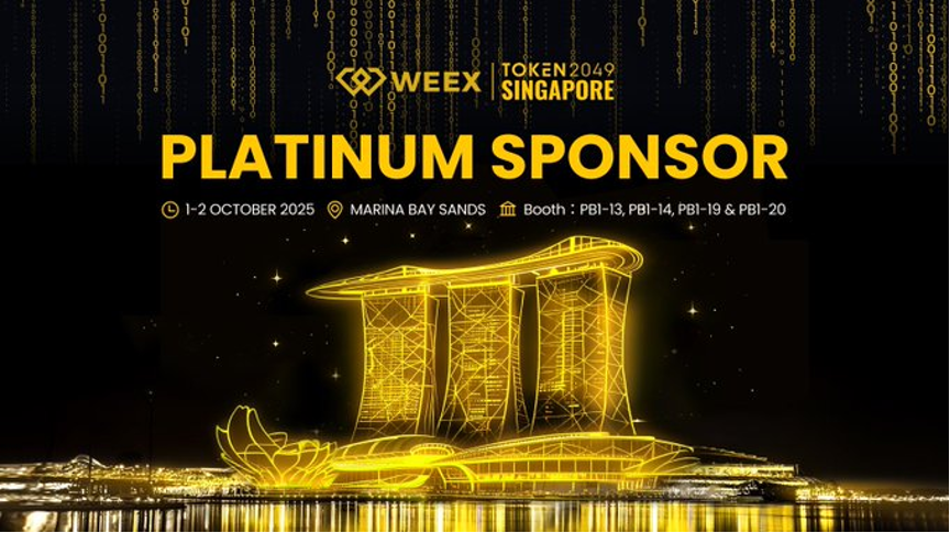 WEEX Powers TOKEN2049 Singapore as Platinum Sponsor Amidst Rapid CEX Growth