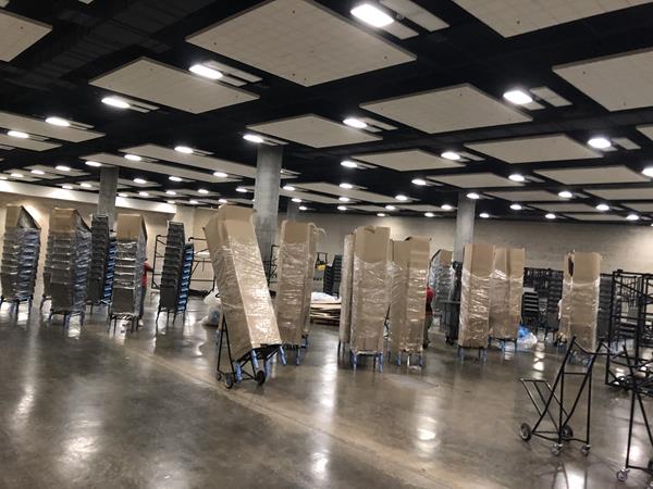 MityLite staff delivers thousands of products to the Hawaii Convention Center 