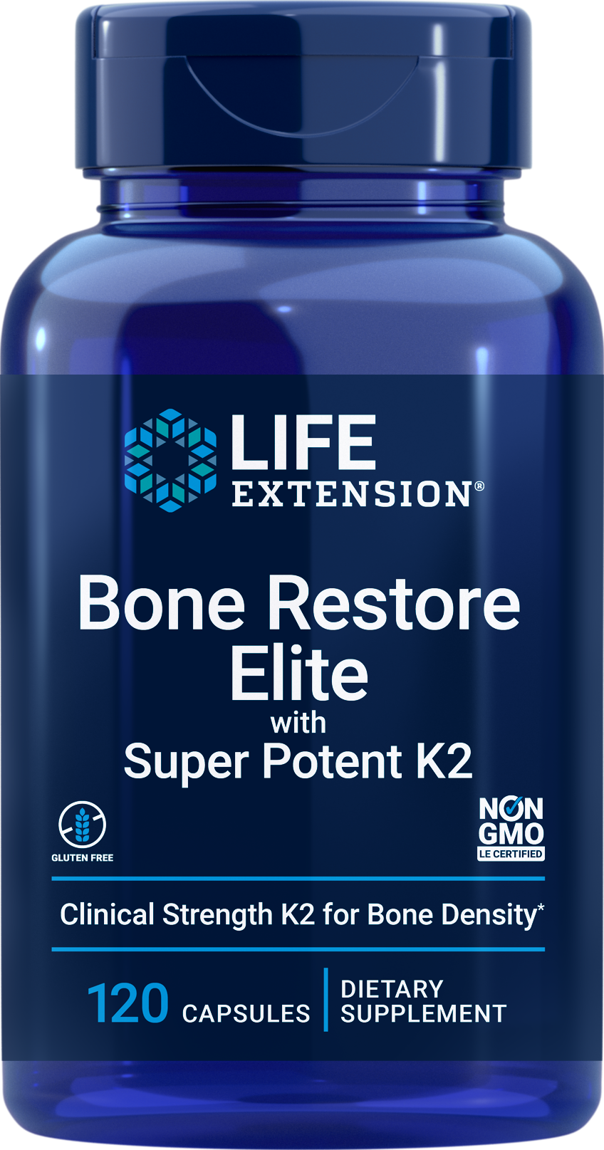 Life Extension's new Bone Restore Elite with Super Potent K2 provides calcium plus other nutrients such as clinical strength vitamin K2 to support bone density. Learn more at https://www.lifeextension.com/BoneElite. 