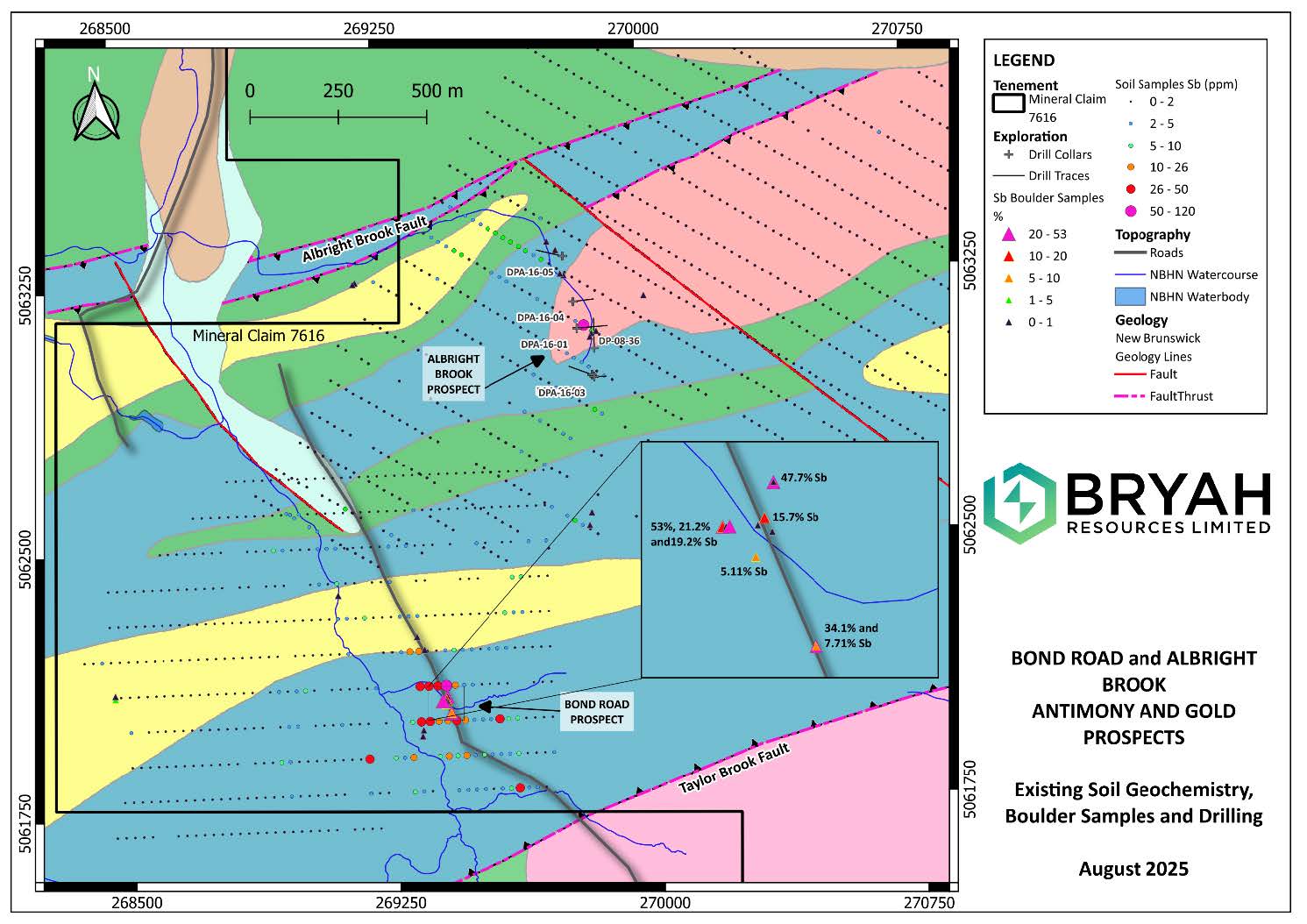 Bryah Rapidly Advances Work at the Golden Pike Property Under Option from Globex Mining Enterprises