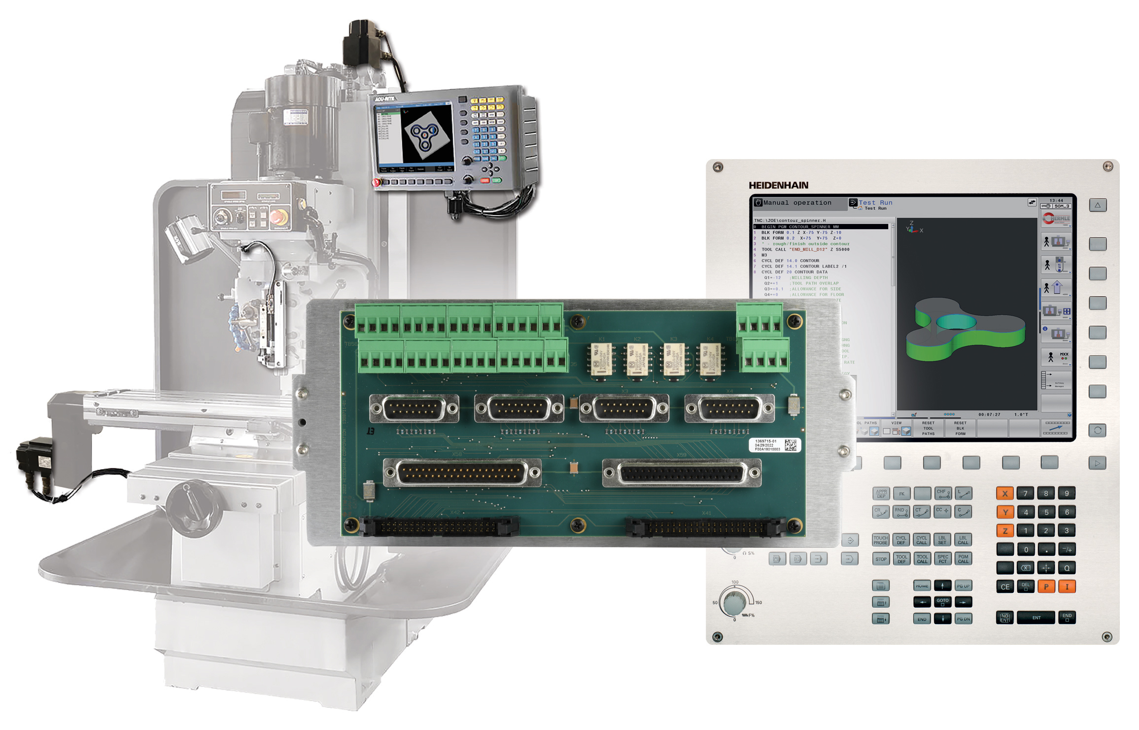 New ACU-RITE PCBA Adapter Enables Bridge Between ACU-RITE CNC Control to HEIDENHAIN TNC Control