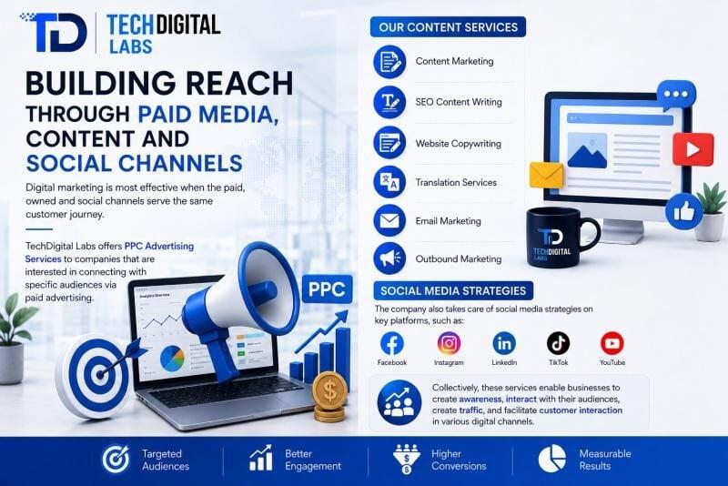 TechDigital Labs Announces Expanded Integrated Digital Marketing and Software Development Services