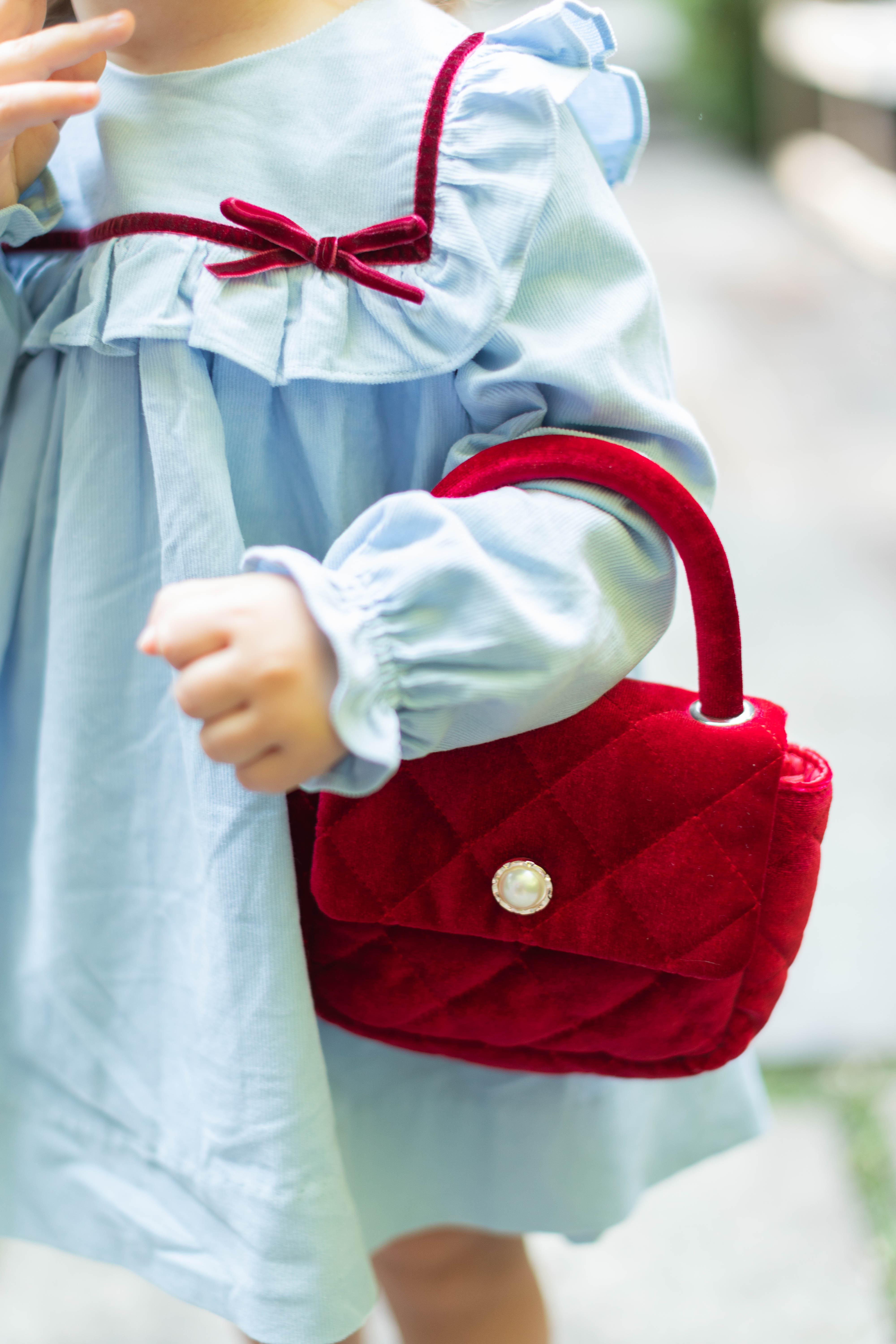 Red Pearly Handbag