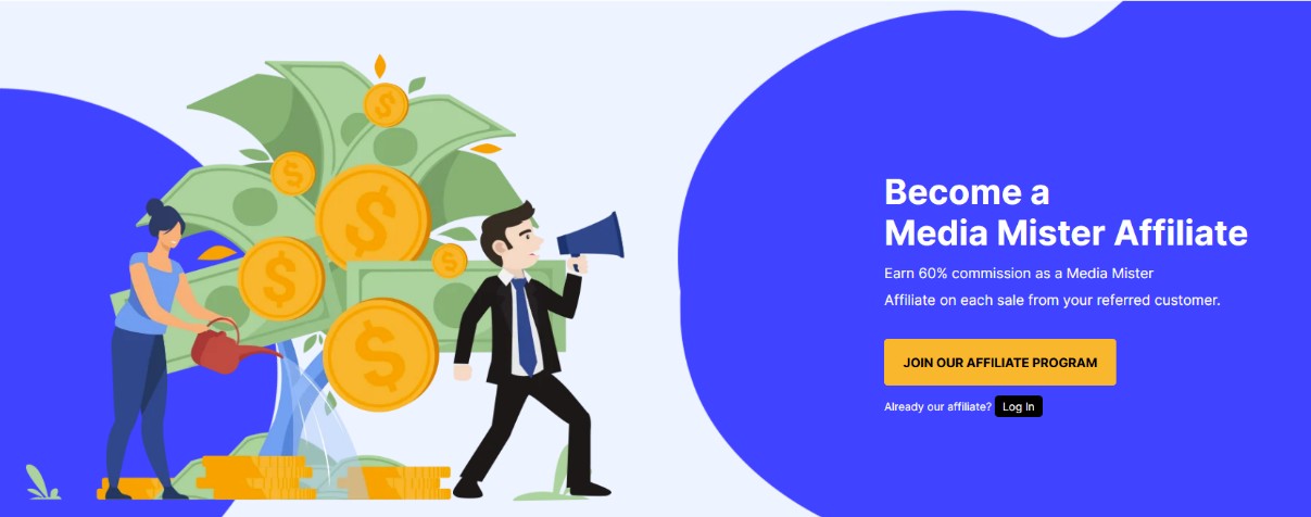 Media Mister’s affiliate program