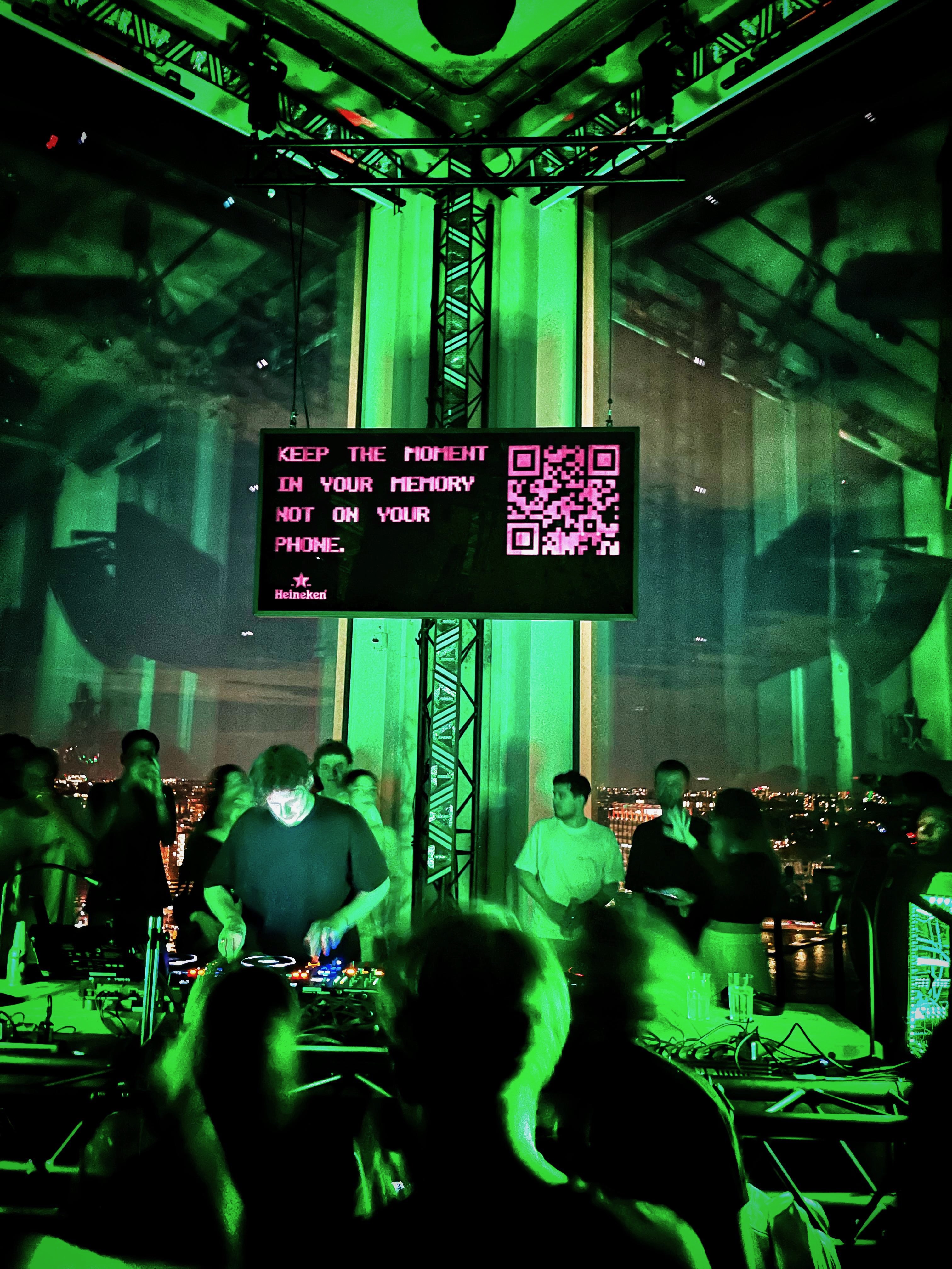 Heineken launches Boring Mode app at Amsterdam Dance Event opening event with Barry Can't Swim to help people feel more in the moment when socialising.