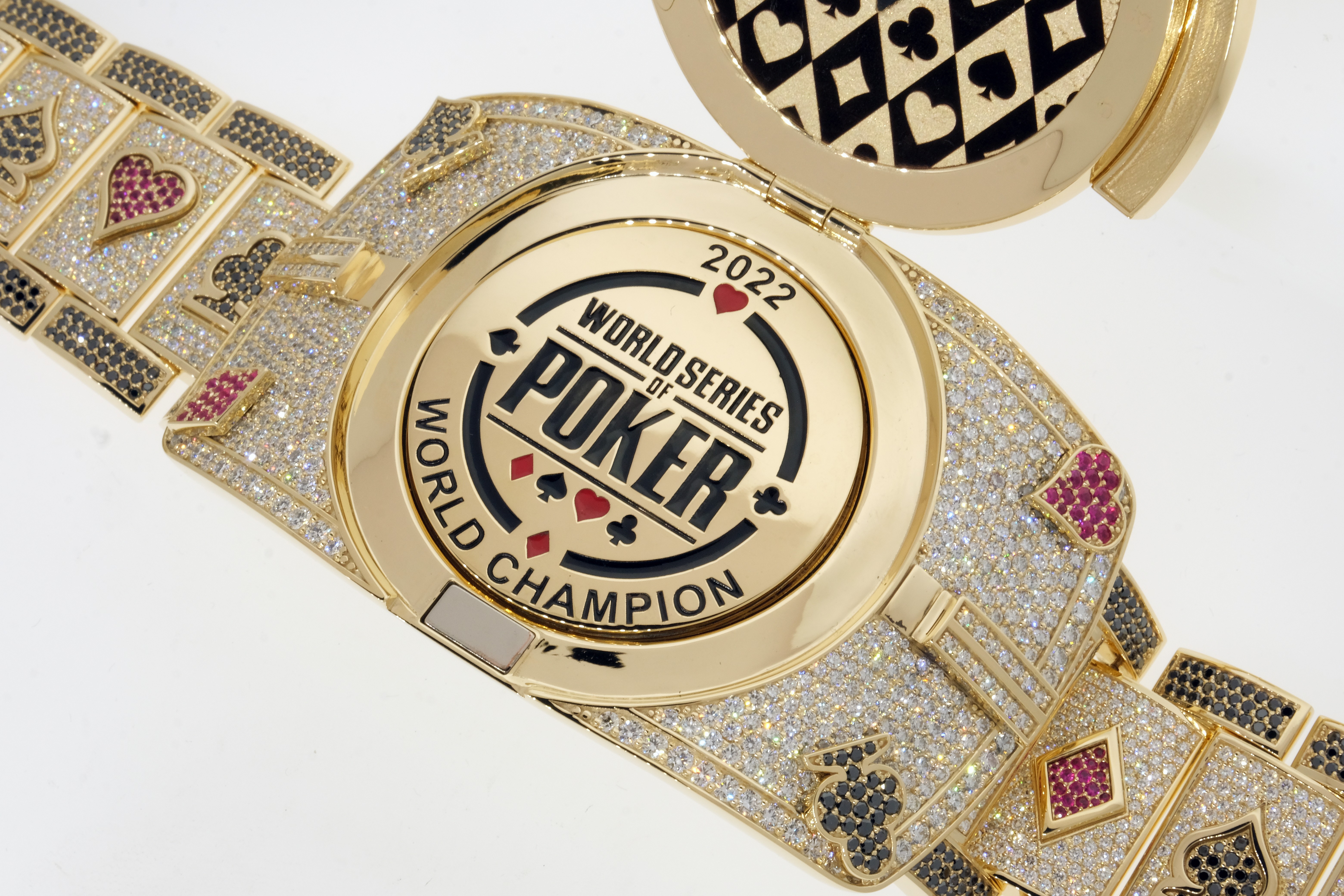 2022 World Series of Poker Main Event Championship Bracelet Inside