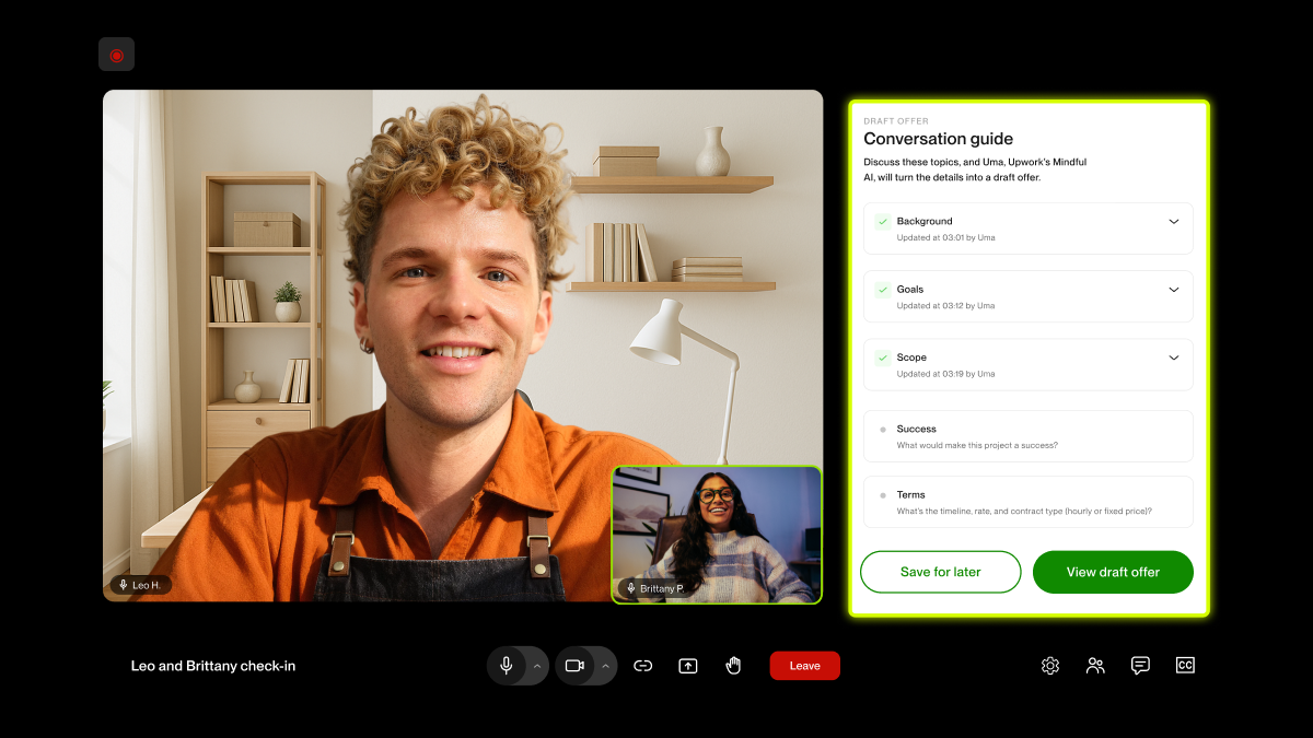 In-meeting contract generator