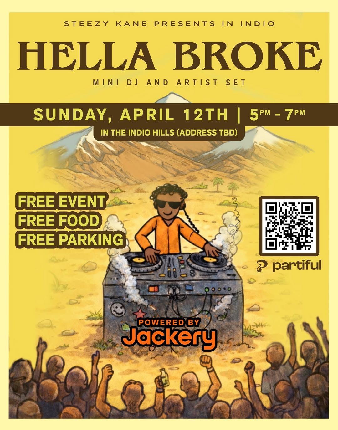 Steezy Kane and Jackery Event Invite