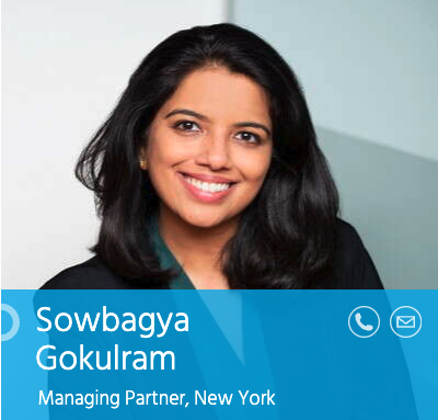 Sowbagya Gokulram has been made Managing Partner of the Boyden New York office.