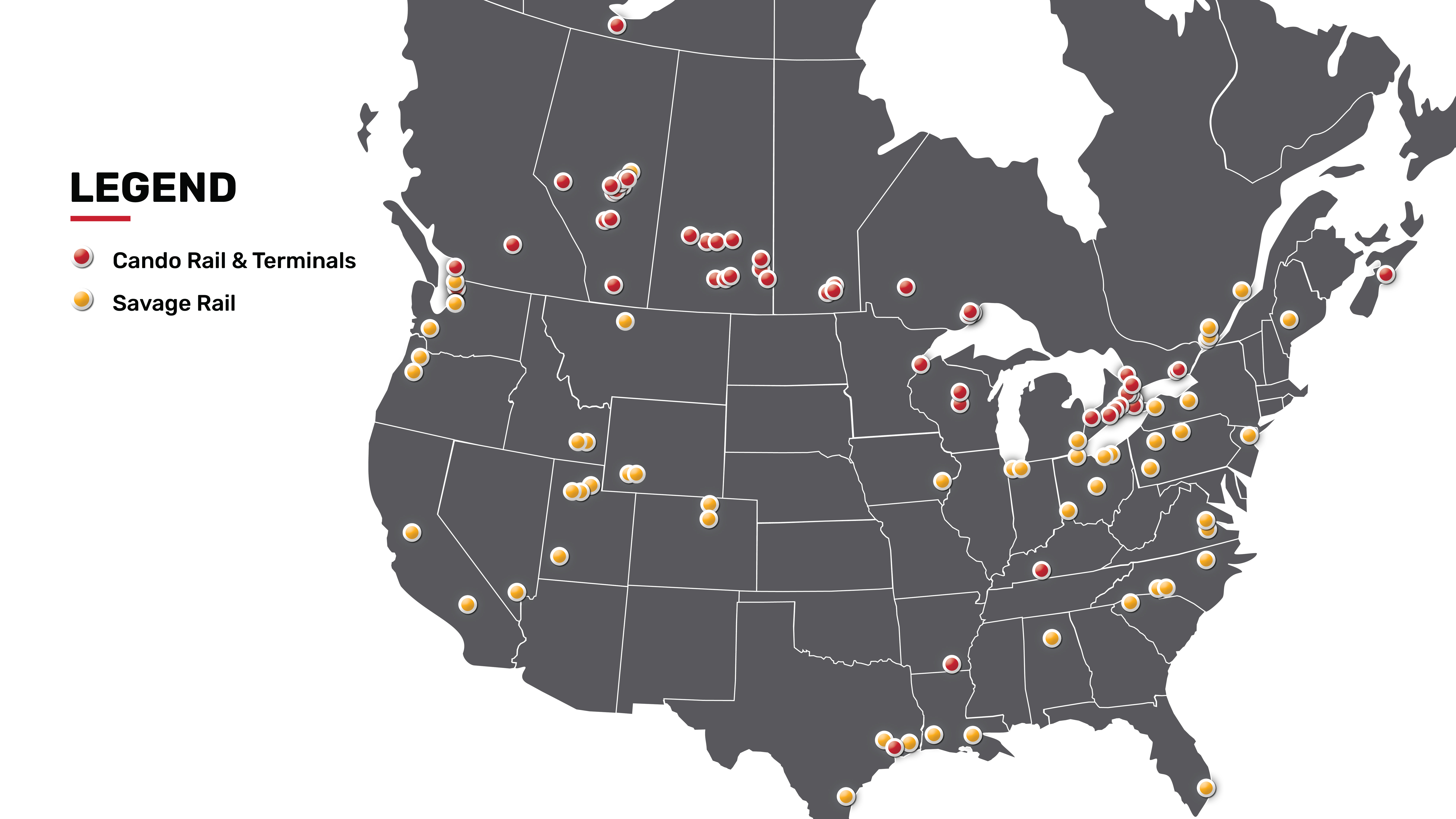 Combined network map