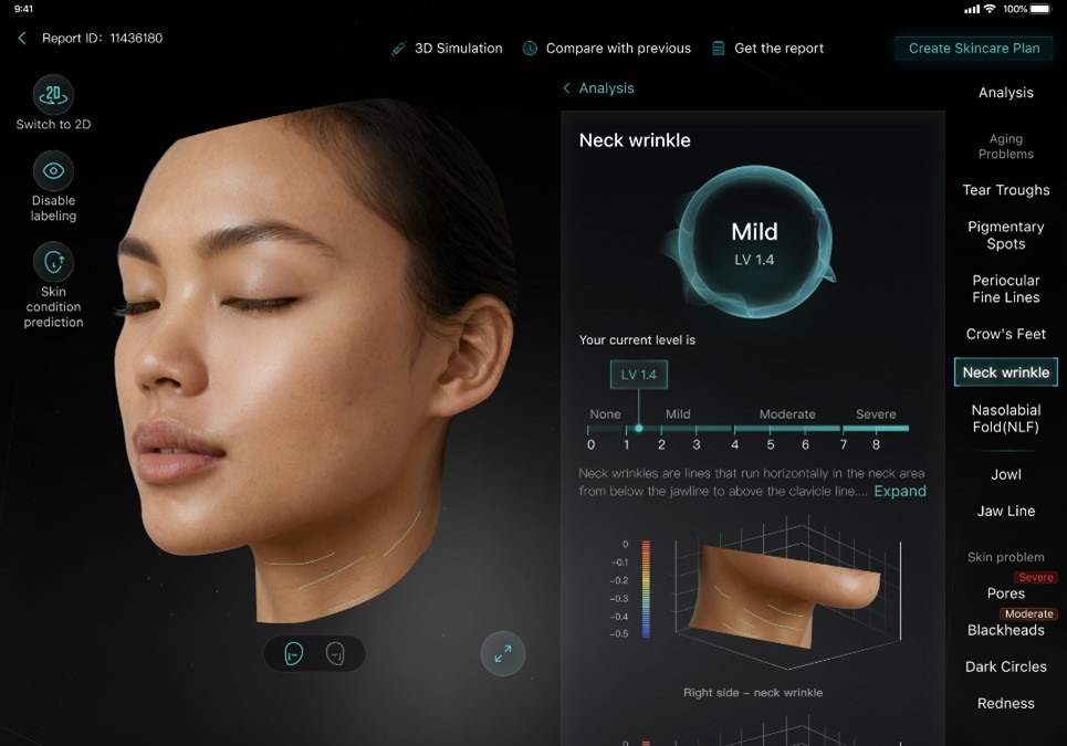 EveLab Insight AI Skin Analysis Report