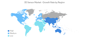 Global 3d Sensor Market Industry 3 D Sensor Market Growth Rate By Region
