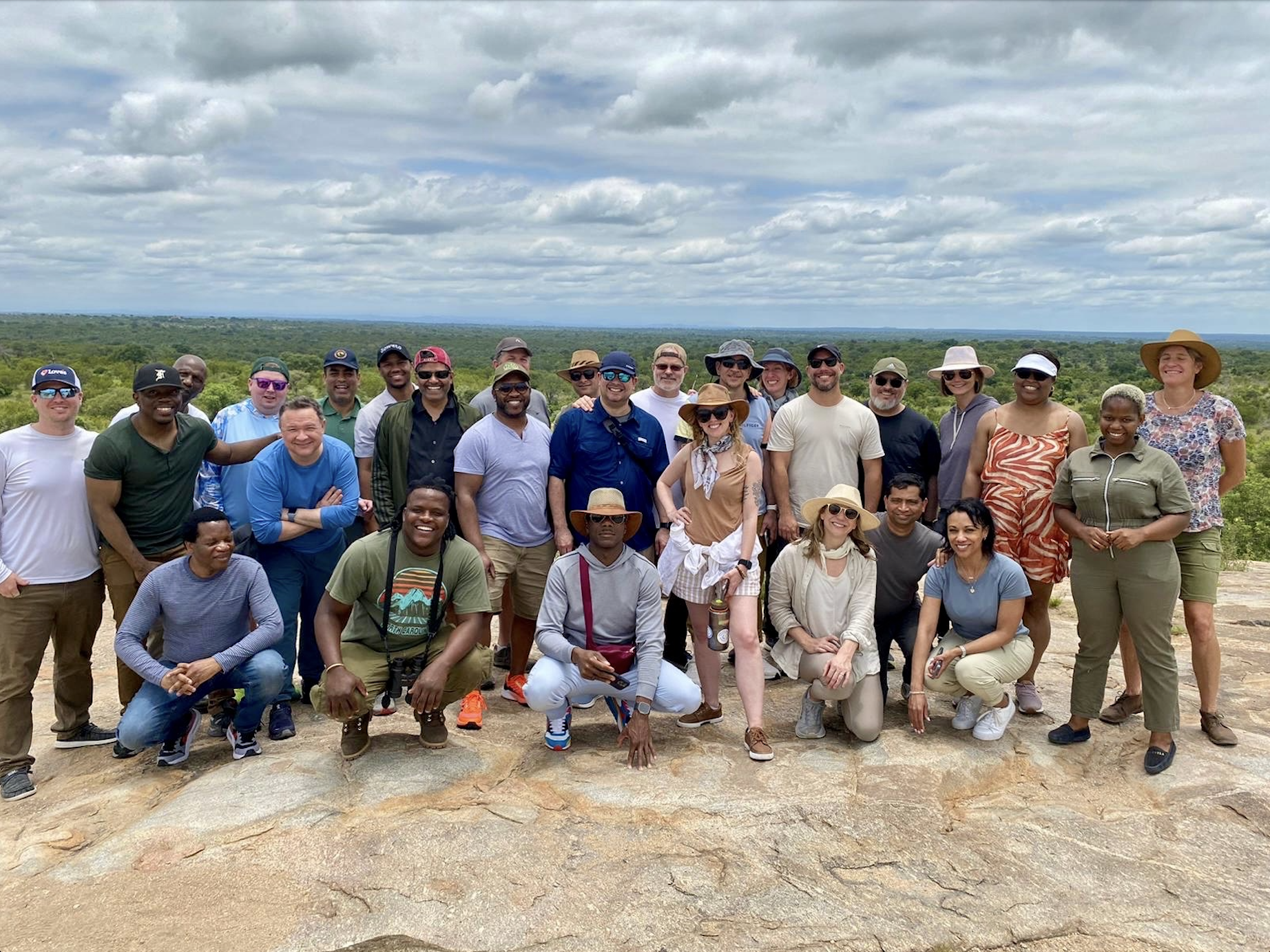 Georgia State EMBA students in South Africa's Kruger National Park during their international residency