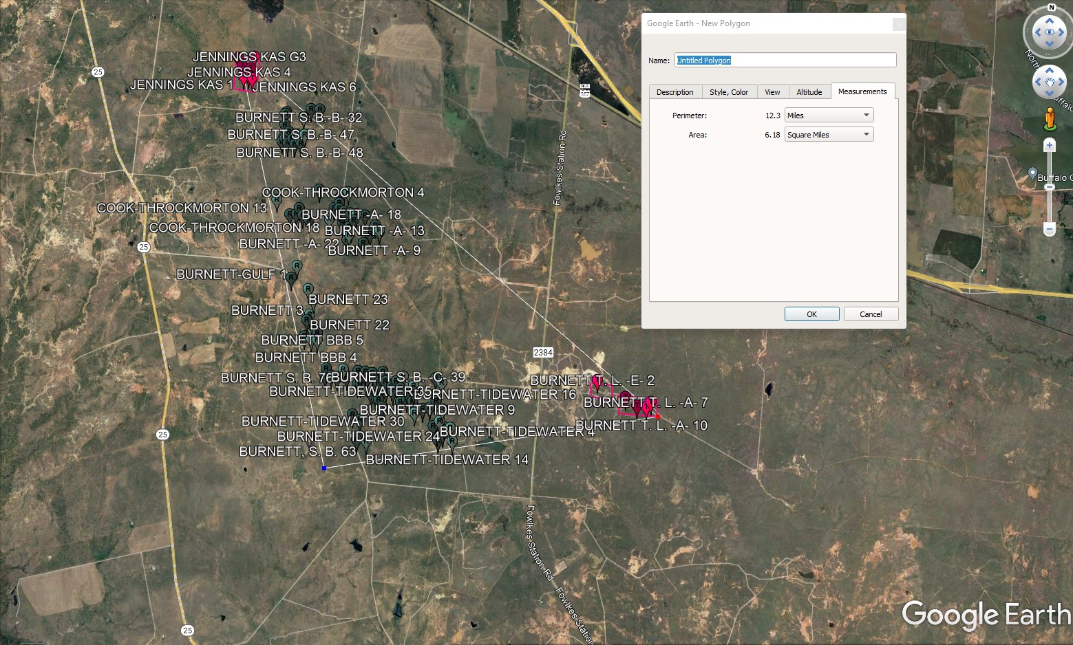 Square Milage 120 wells