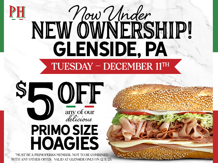 PrimoHoagies Glenside Celebrates New Ownership with Special Promotion