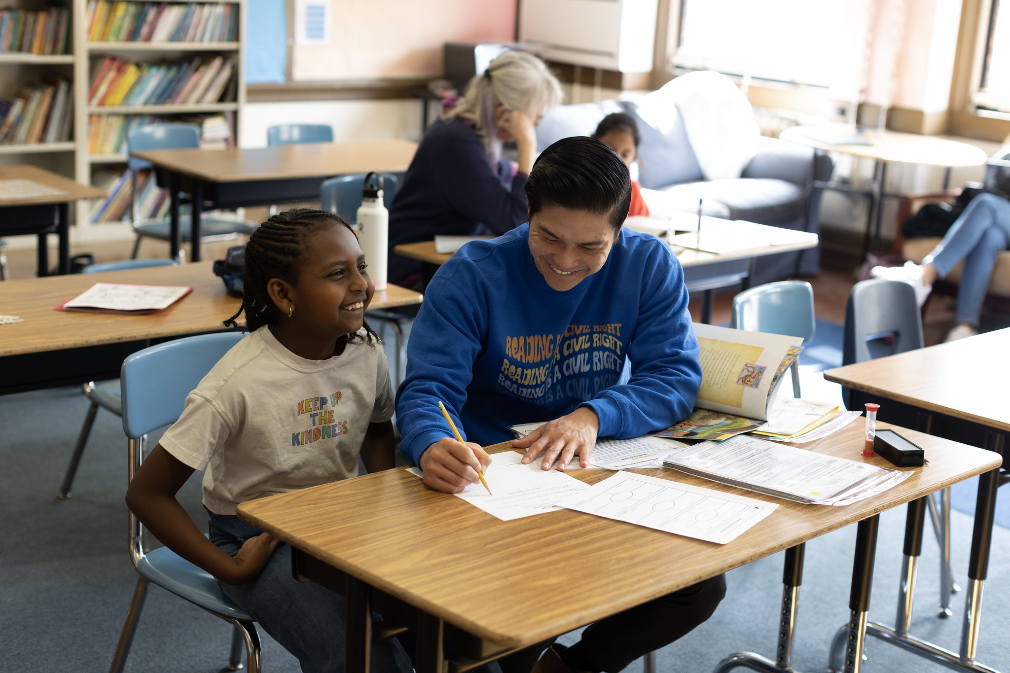 Student and tutor