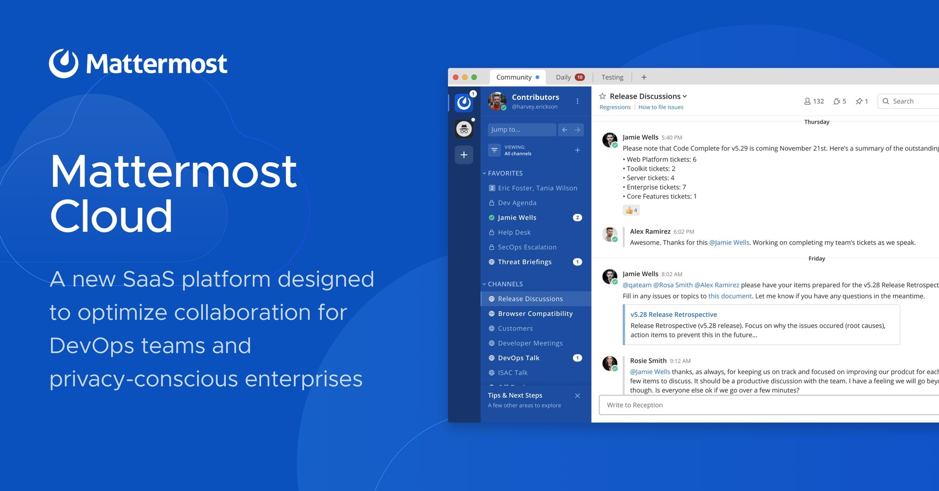 A new SaaS platform designed to optimize collaboration for DevOps teams and privacy-conscious enterprises
