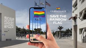 #SavetheRainbowFlag AR Filter Available on Instagram @Gilbert_Baker_Foundation