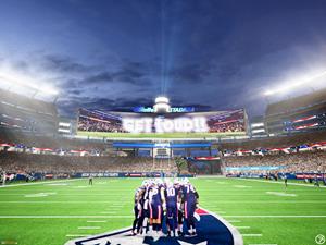 Largest Outdoor Display in Sports at Gillette Stadium