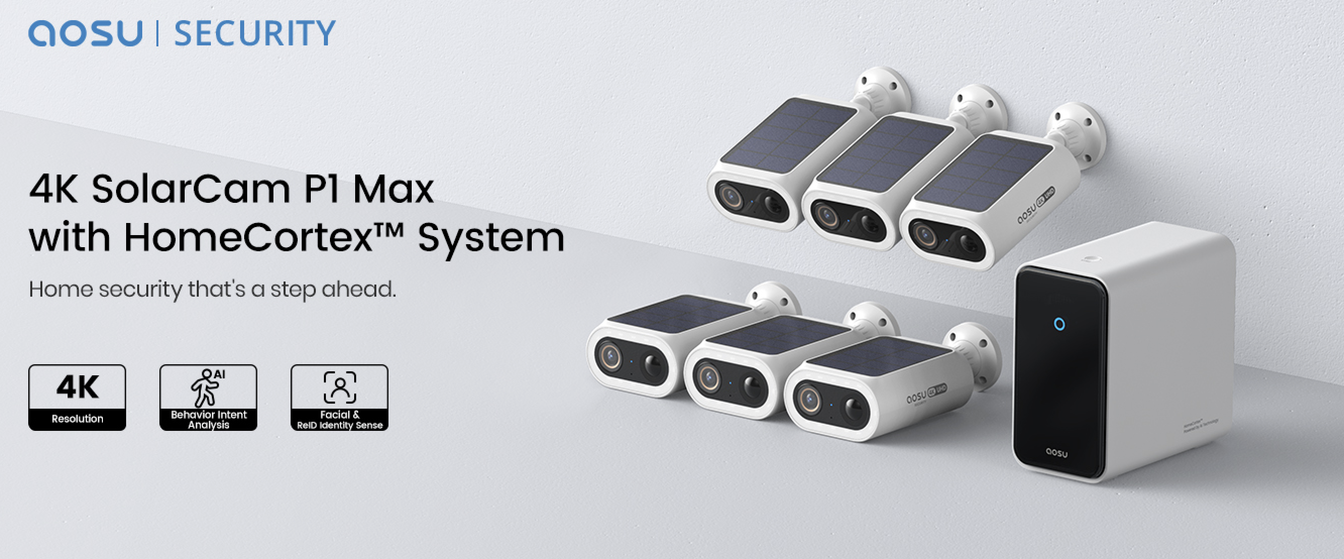 4K SolarCam P1 Max with HomeCortex System