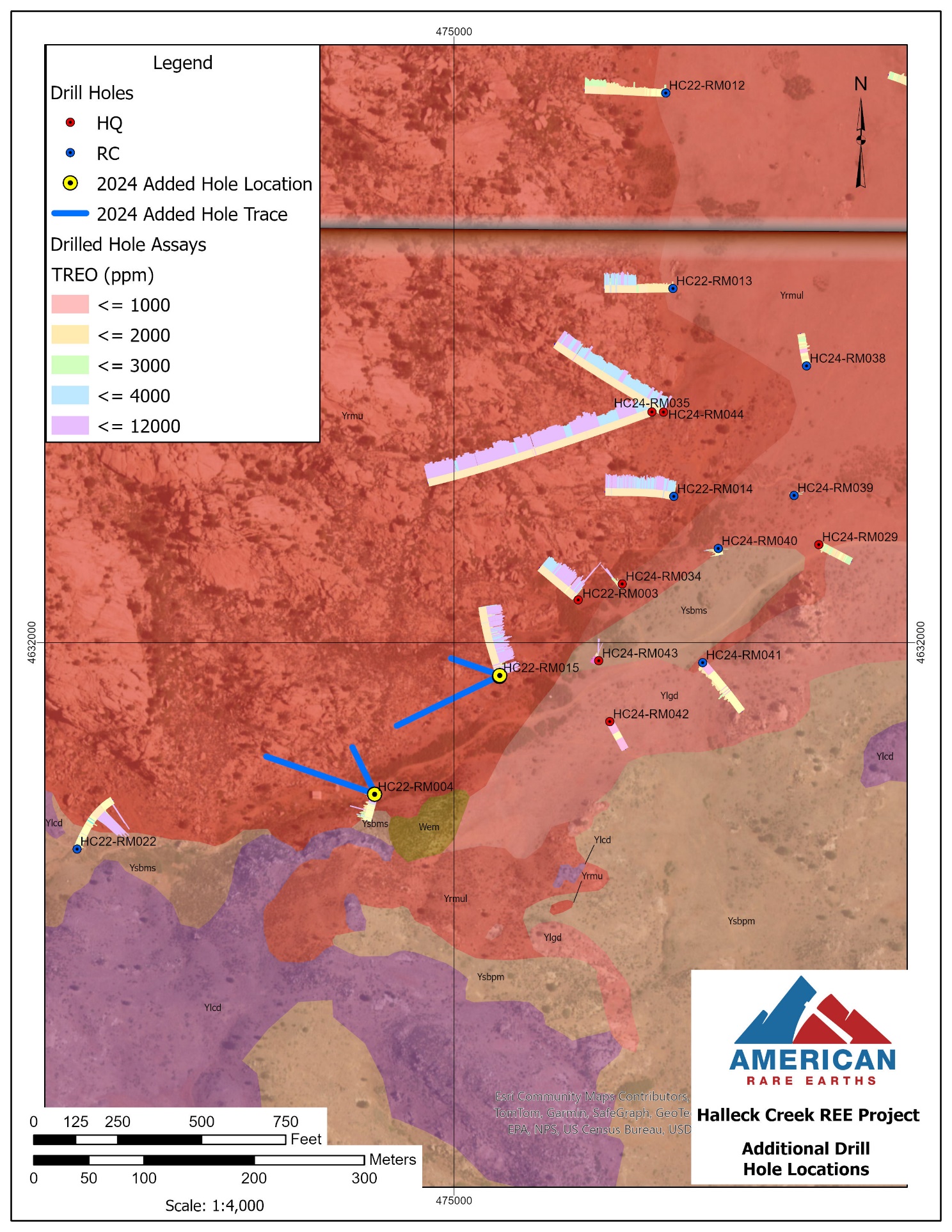 Locations of Additional Drill Holes