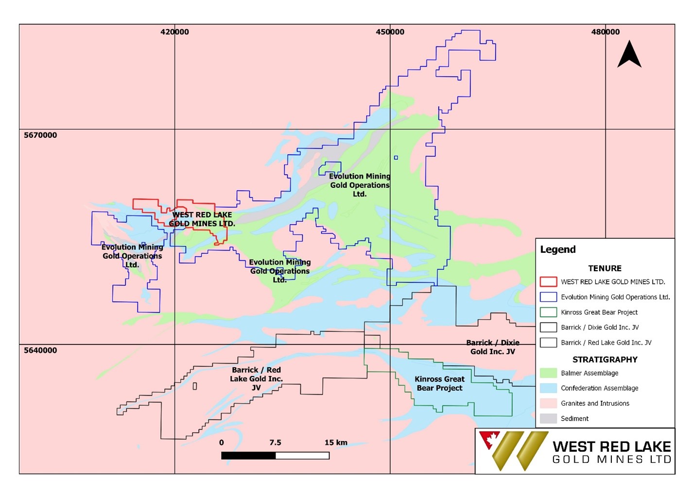 Red Lake Gold District Neighboring Gold Properties