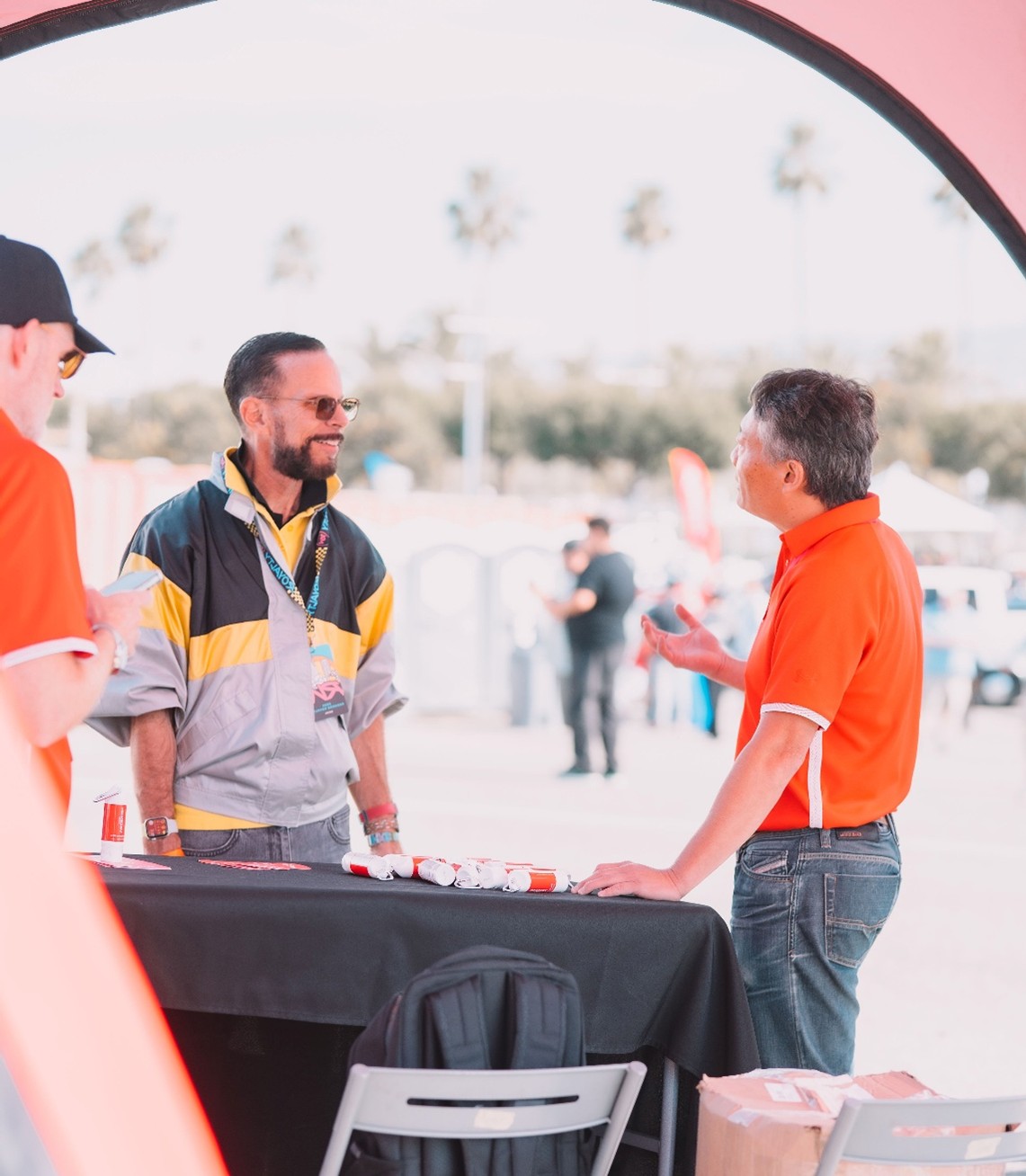 RADwood SoCal attendees at the Vredestein corral