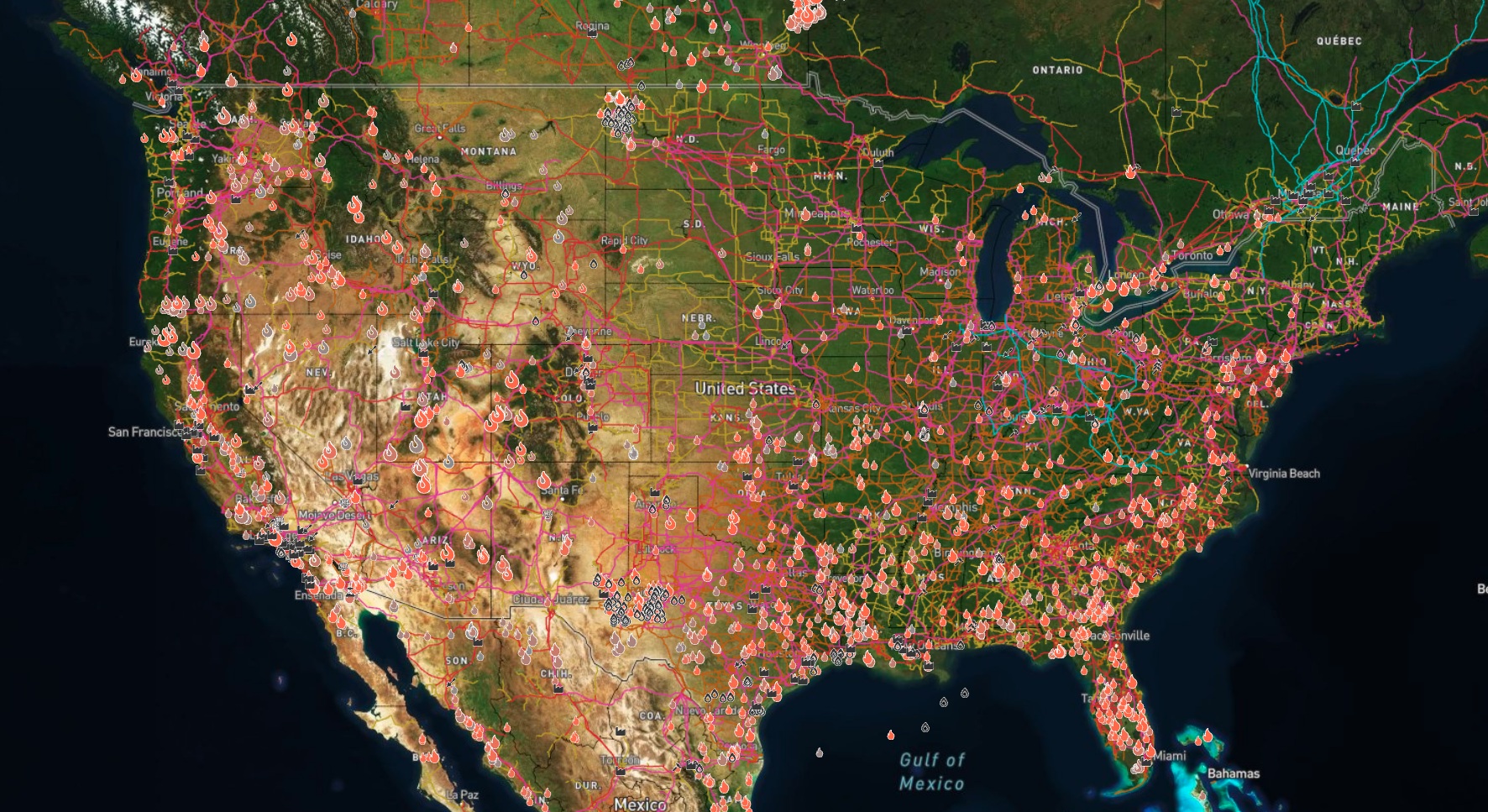 US July 2025 fires and power 1