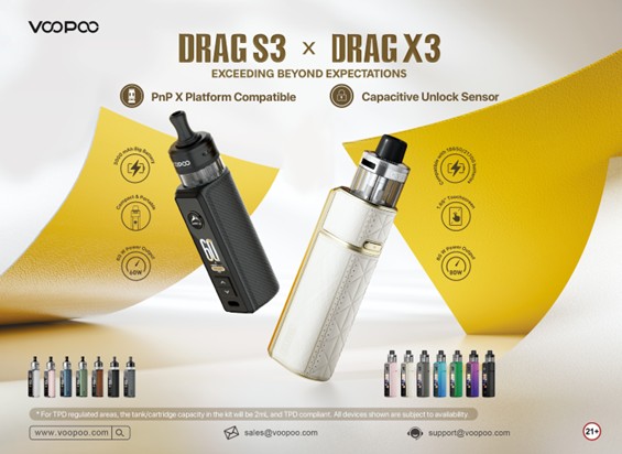 VOOPOO DRAG S3 × DRAG X3 - Exceeding Beyond Expectations