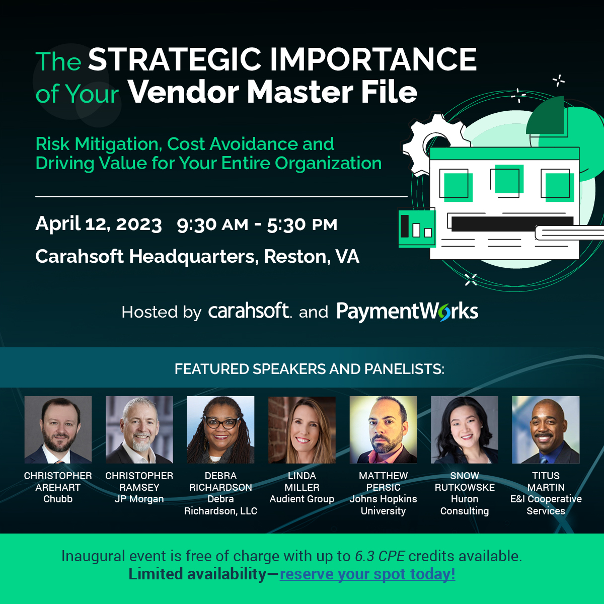 PaymentWorks Carahsoft Event Speaker Line Up