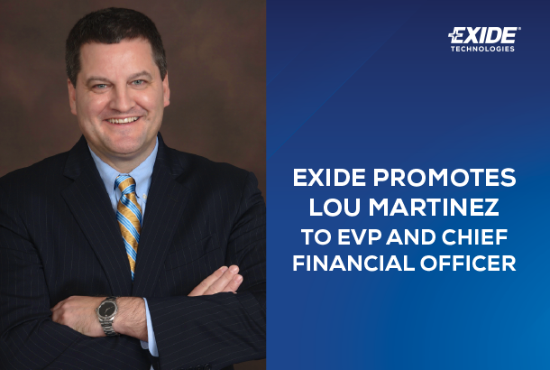 Lou Martinez - Exide Technologies EVP and CFO