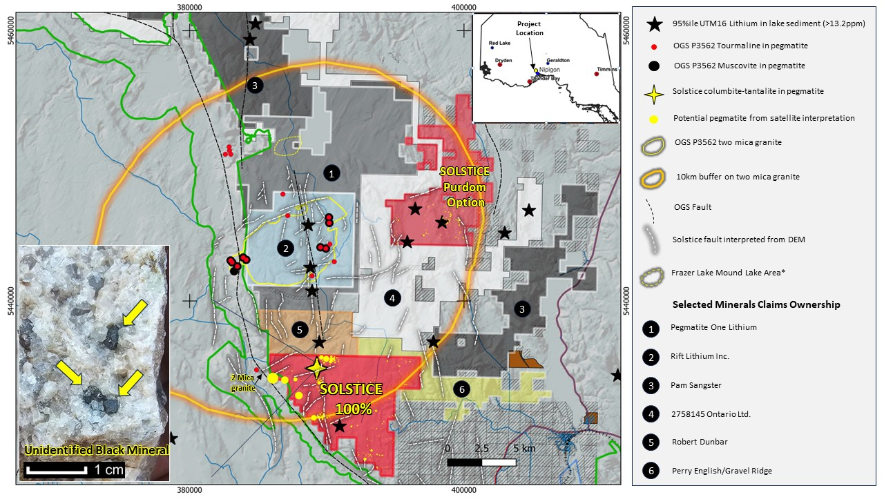 Figure 1. Map of the Project within the Frazer Mound Area