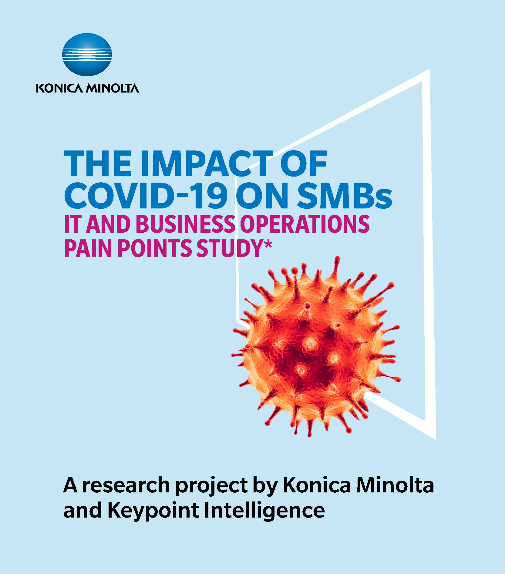 Konica Minolta and Keypoint Intelligence's IT and business operations pain points study reveals the depth of security and remote work challenges during the pandemic.
