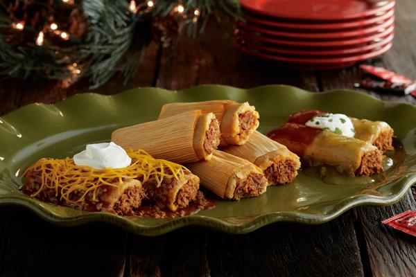 Del Taco Smothered Tamales