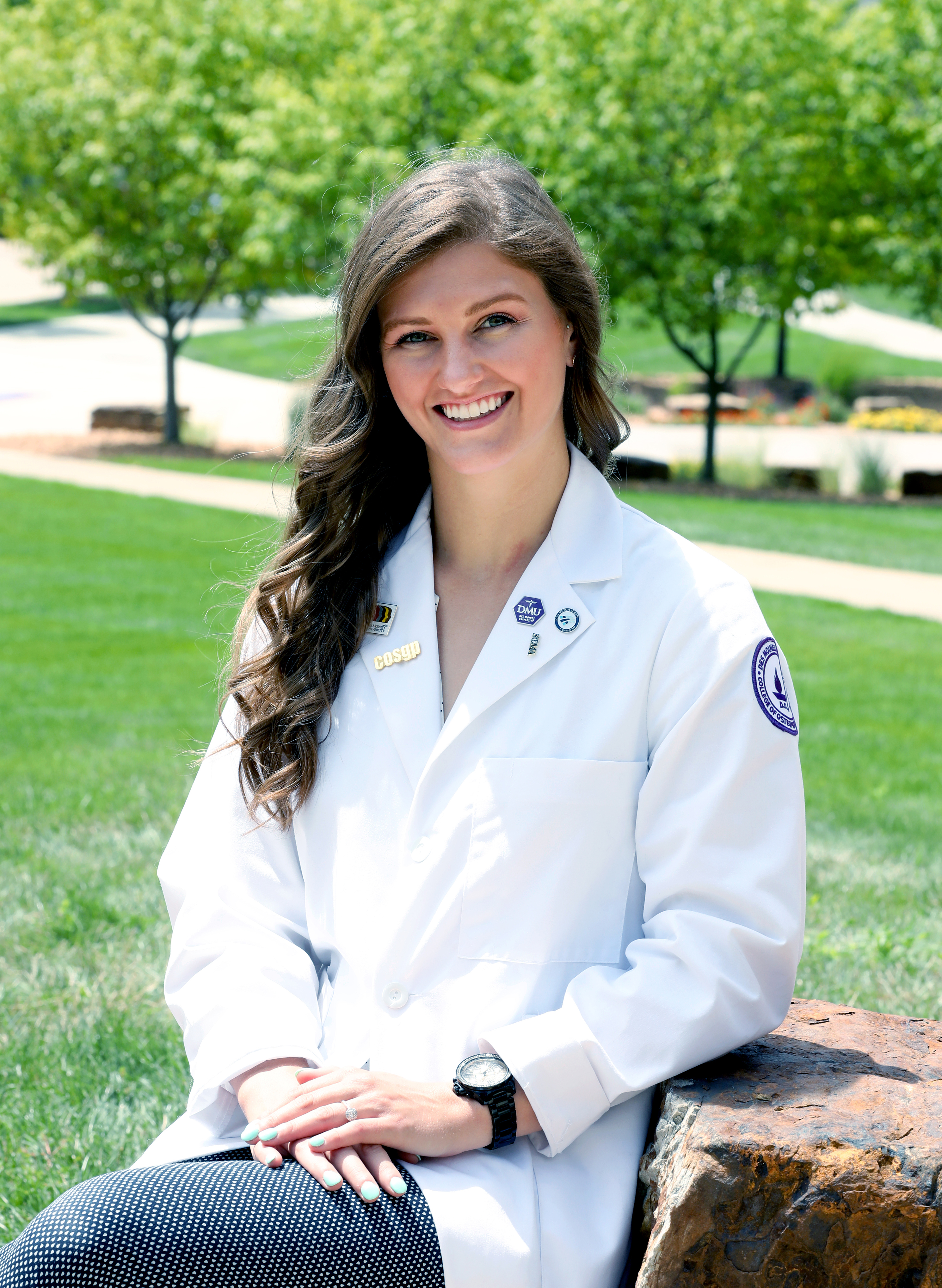 Des Moines University medical student Sydney Stanley led efforts to create a student network to serve local health care personnel.