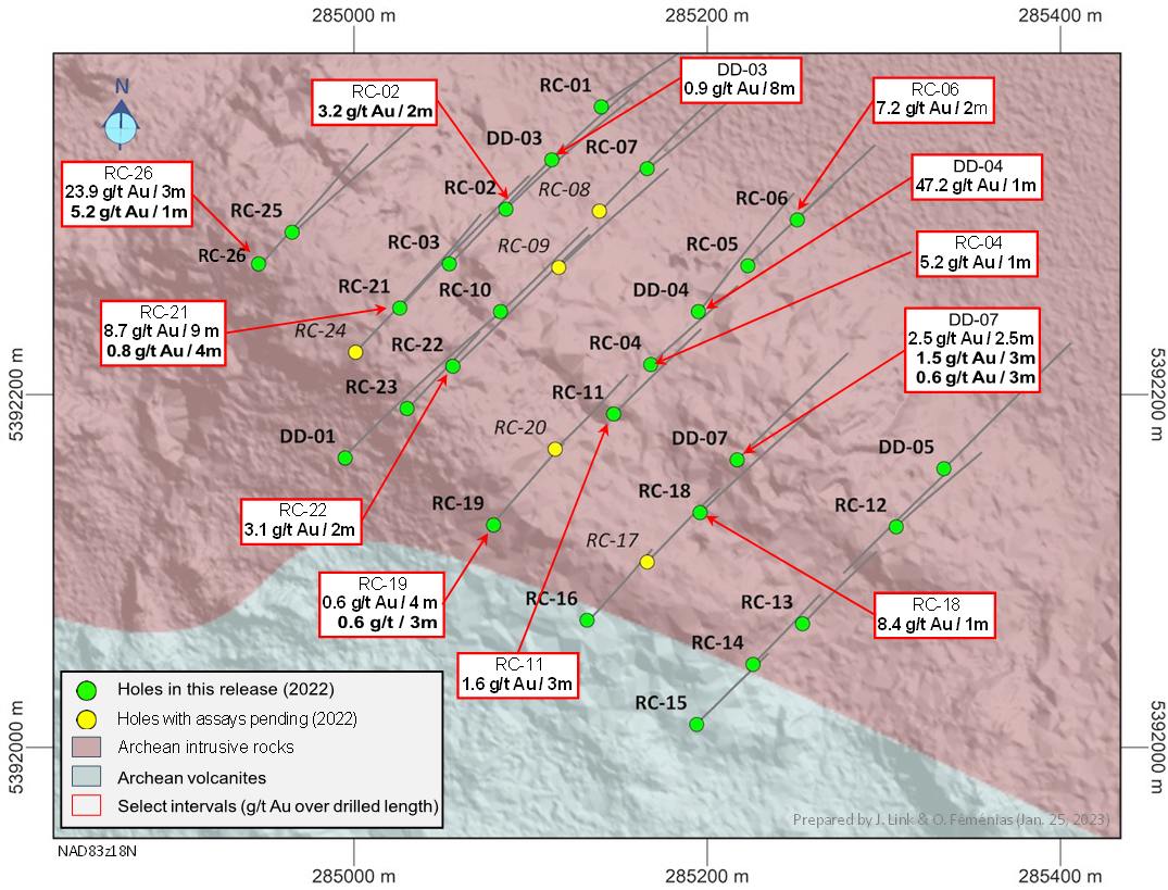 Fontana area Phase 1 results