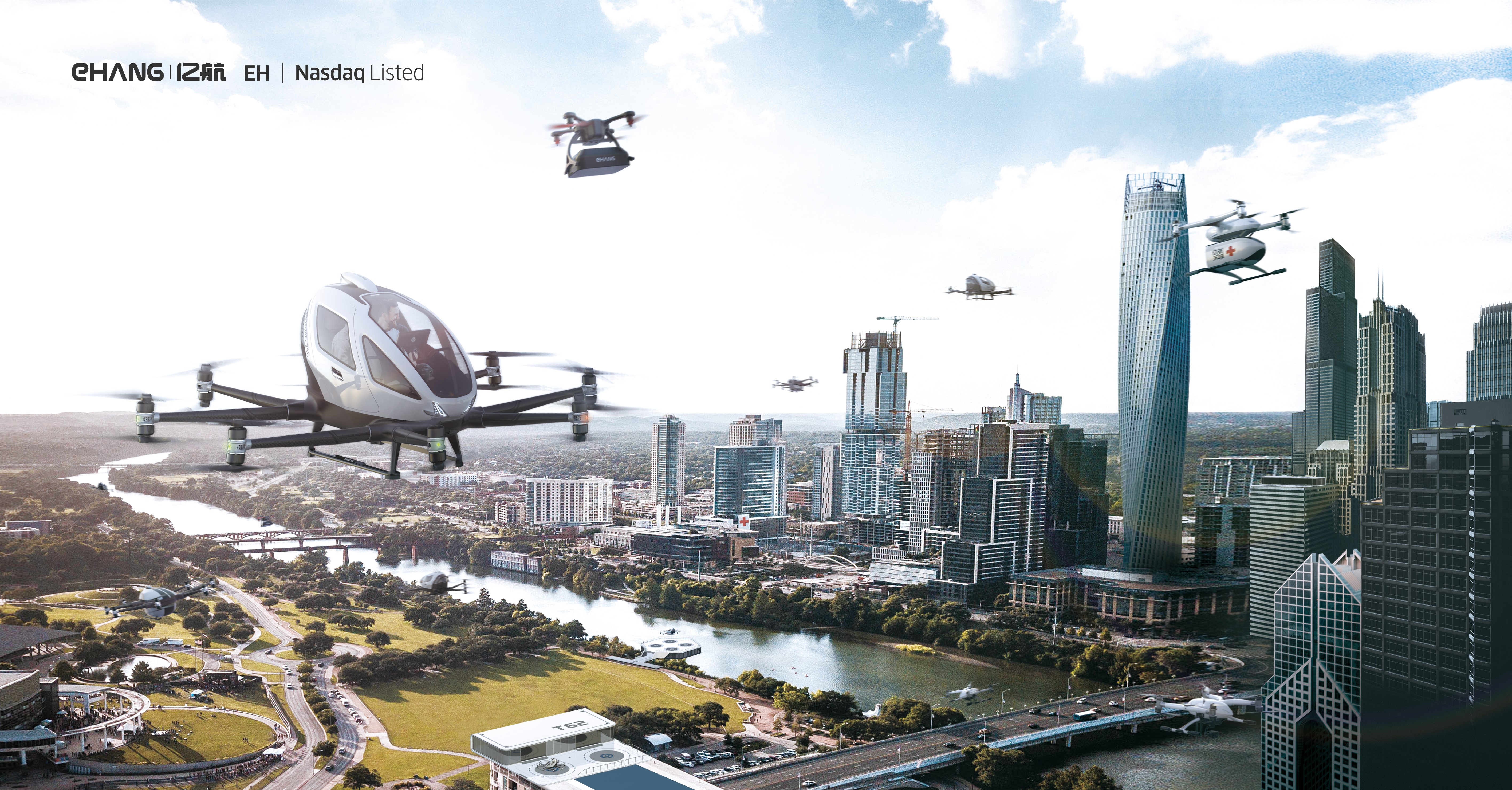 The World’s Leading AAV Provider EHang Wins Urban Air Mobility Call from Paris Region