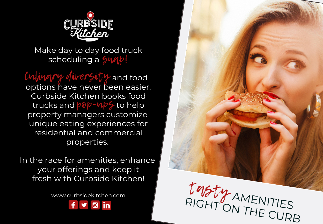 “Curbside Kitchen recognized the need for a new model of success in the corporate real estate world. For many employees, their lunchtime choices are limited to what they brought from home, fast-food establishments or office delis,” said Thomas Weithman, Managing Director of CIT GAP Funds and the Virginia Founders Fund. “Curbside’s optimization software creates custom food truck solutions, and their competitive advantage includes their path to market through a nationwide network of building owners; not to mention the explosive growth of food trucks across the U.S. We look forward to Curbside’s success!”
