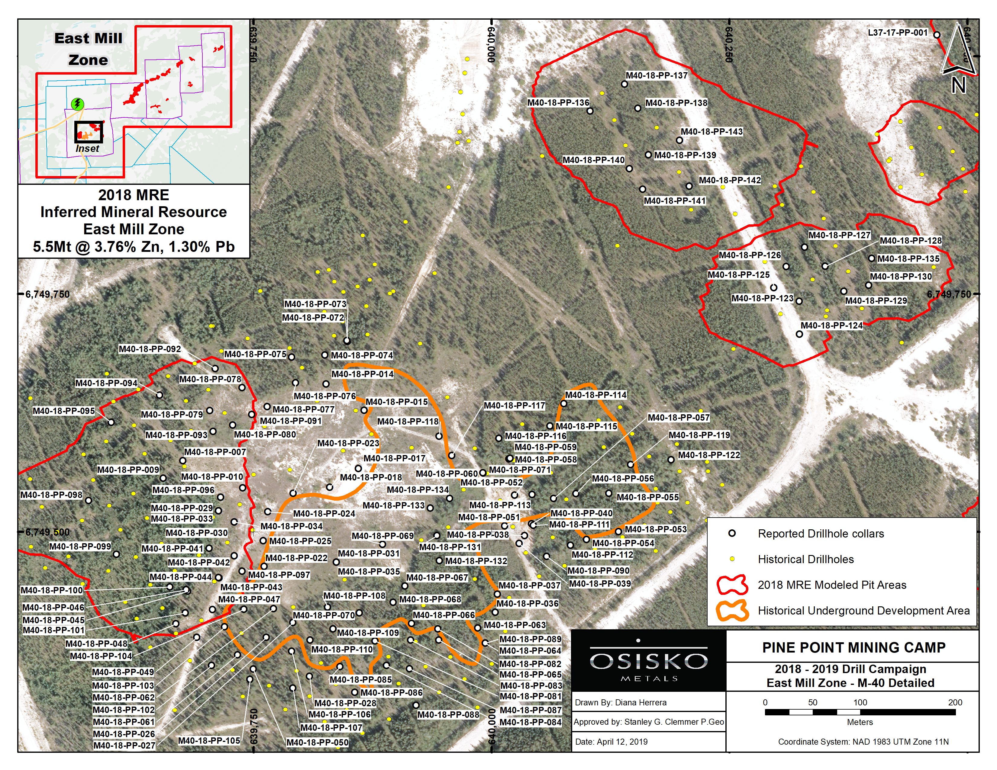 190416 Summer Drill Campaign East Mill Zone - M-40 Detailed