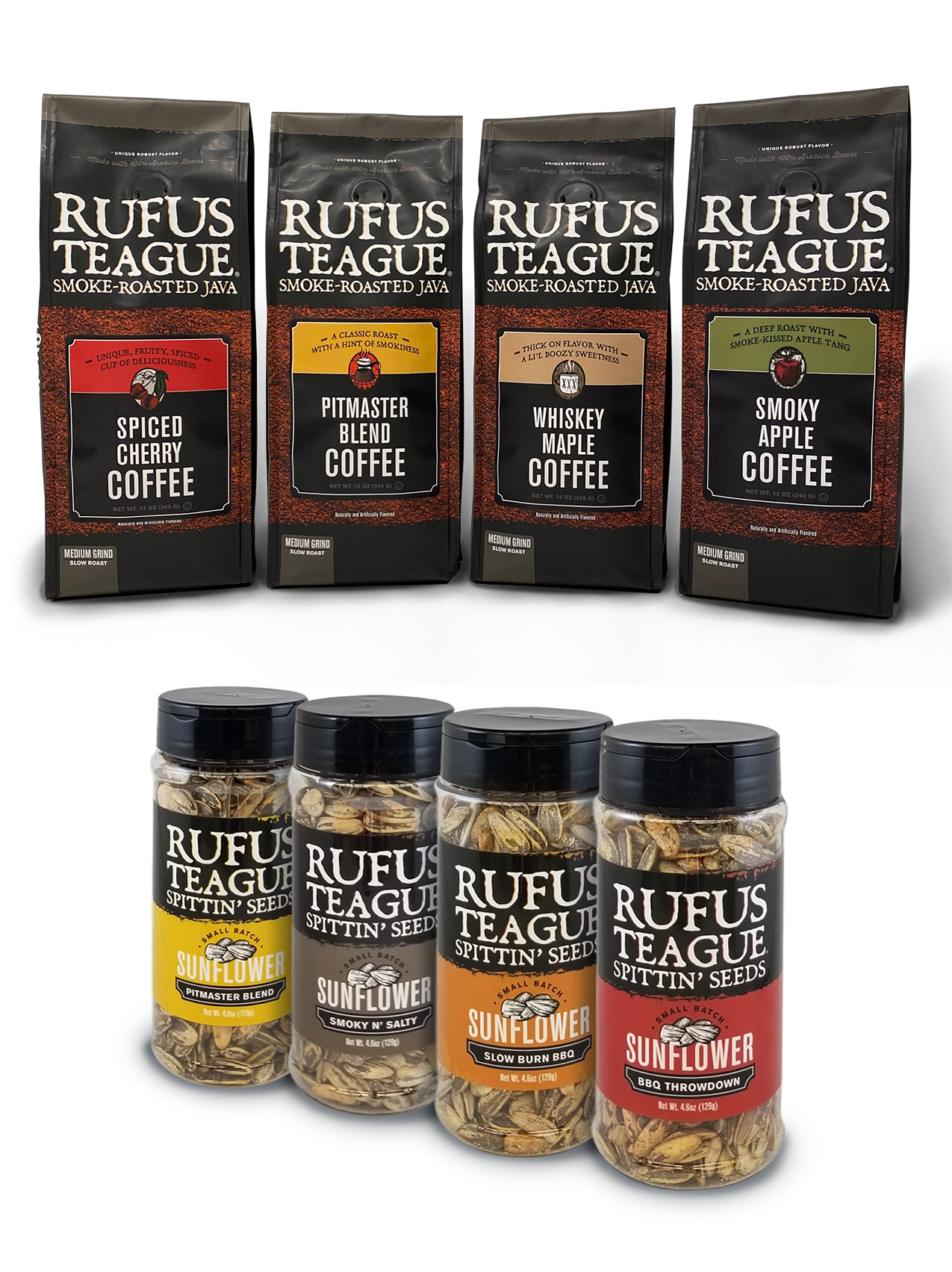 Rufus Teague Smoke-Roasted Coffee and Spittin' Seeds