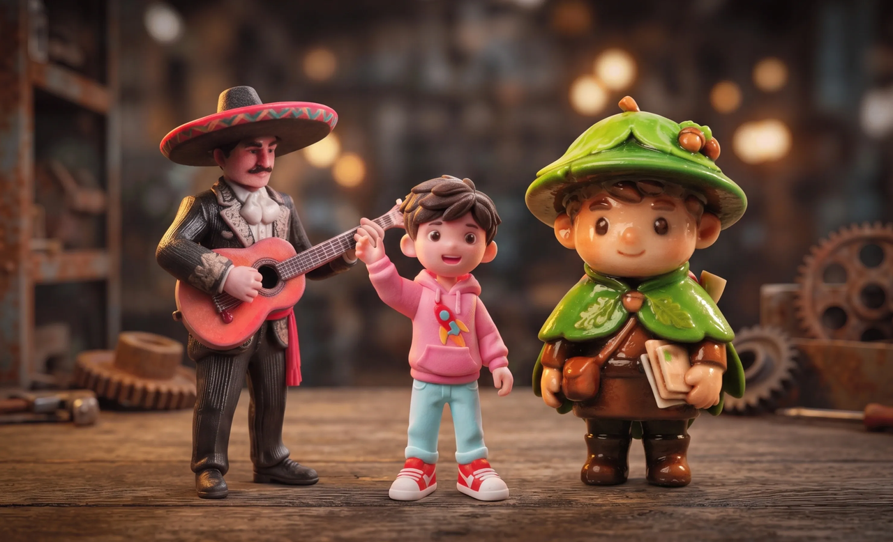Full-color 3D printed figurines by Flashforge CJ270