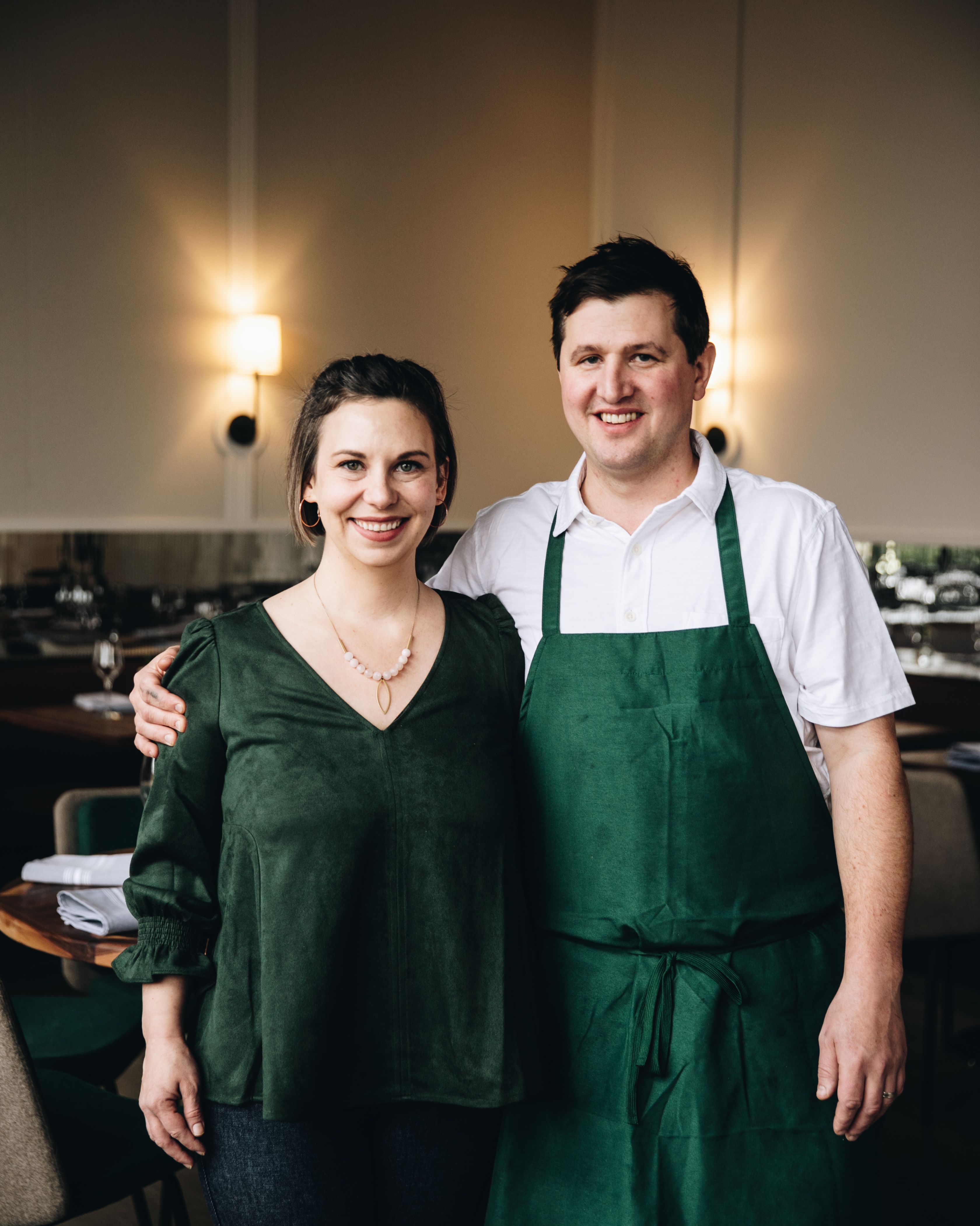 Bûcheron co-owners chef Adam Ritter and hospitality director Jeanie Janas Ritter. (Photo by Libby Anderson)