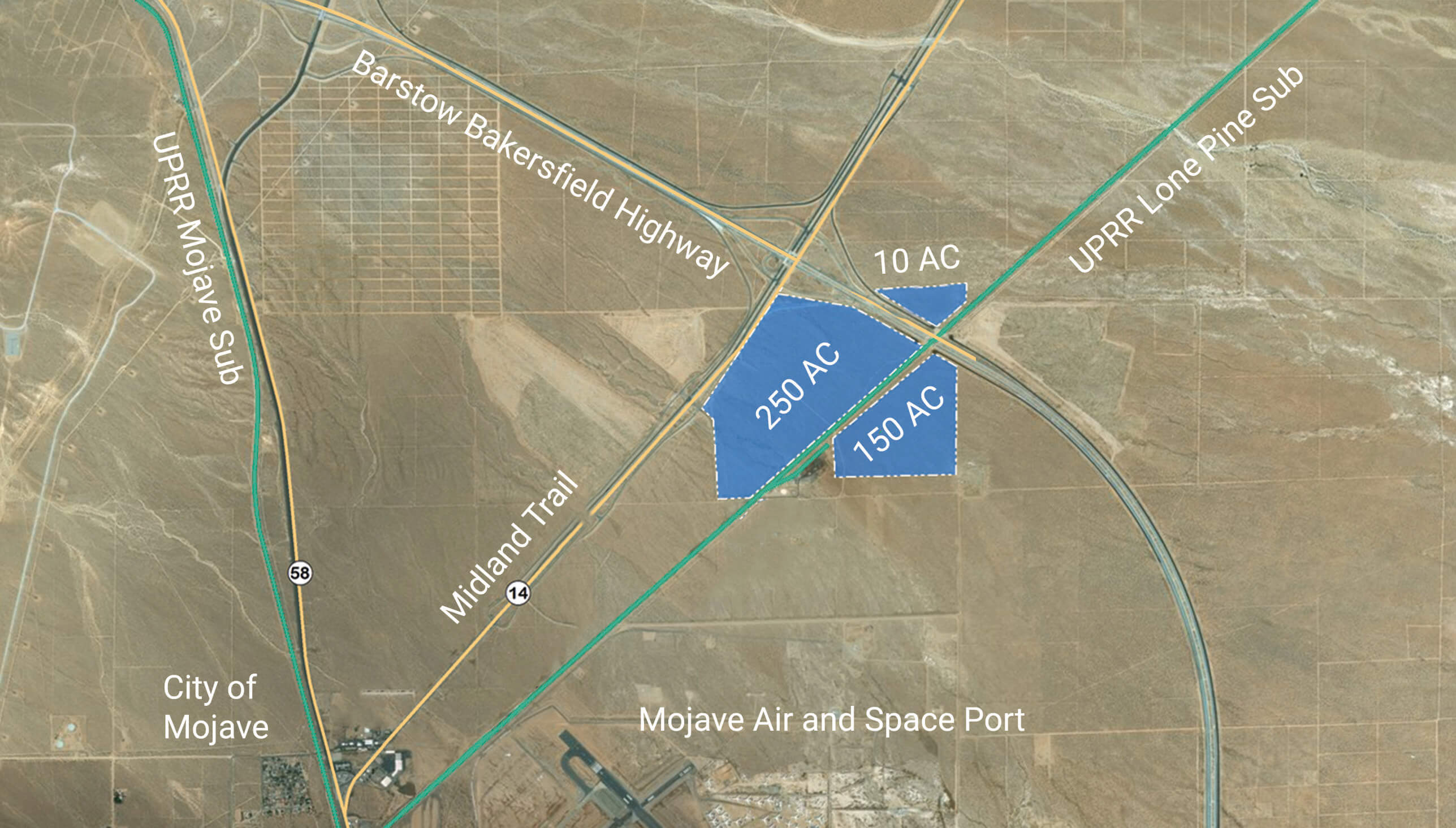 Pioneer Mojave Industrial Center Map